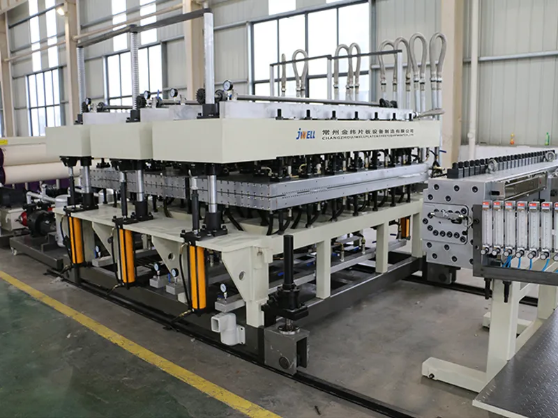 PP Hollow Building Formwork Construction Template Extrusion Line