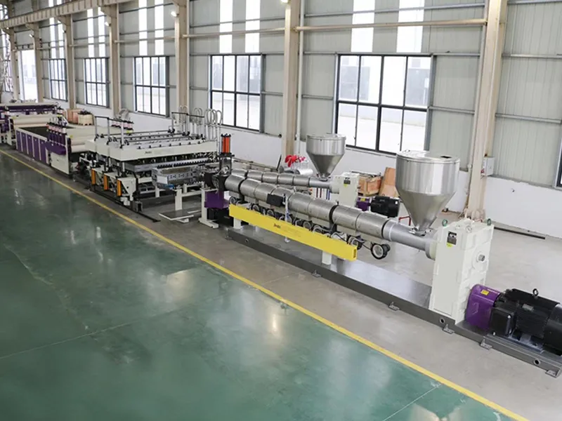 PP Hollow Building Formwork Construction Template Extrusion Line