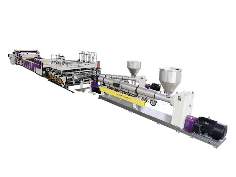 PP Hollow Building Formwork Construction Template Extrusion Line