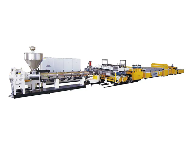 PP PE PC Hollow Sheet Extrusion Line