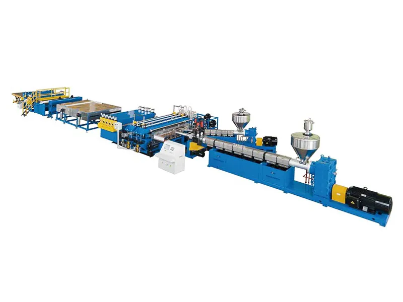 PP PE PC Hollow Sheet Extrusion Line