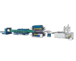 Vertical Type Double Wall Corrugated Pipe Extrusion Line