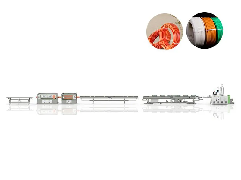 MFH Series PO (PP-R, PE-RT, PB) Polyolefin High-speed and Energy-saving Floor Heating Pipe Extrusion Line